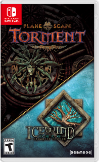 Planescape: Torment & Icewind Dale Enhanced Edition box art for Nintendo Switch
